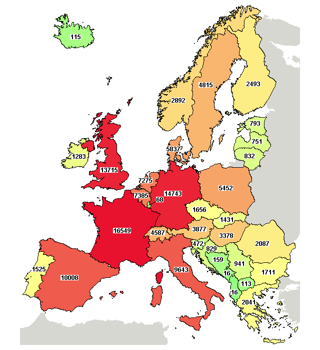 Investigación clínica en países europeos